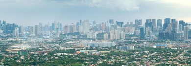Cityscape of Philippines Horizone Line