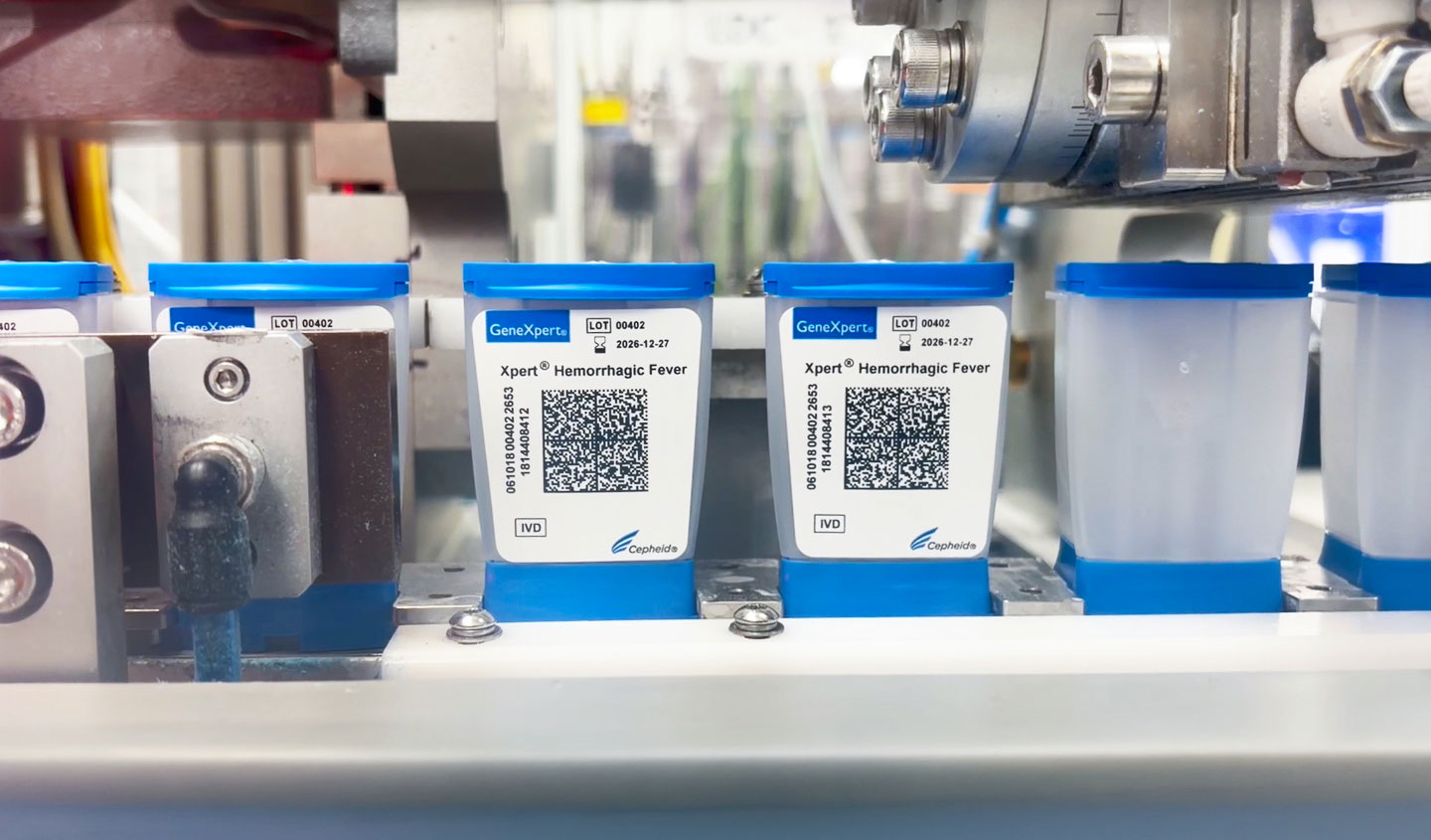 Cepheid’s Xpert® Hemorrhagic Fever test in production. 