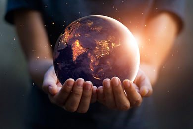 World globe