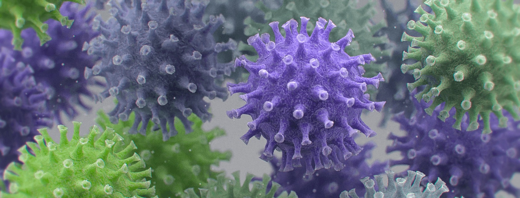 HIV-1 computer generated depiction.